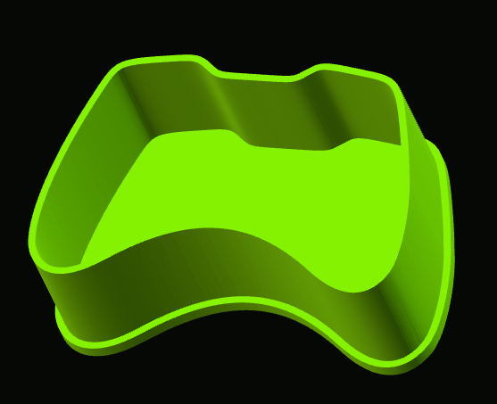 Gamepad shaped tattoo ink cup
