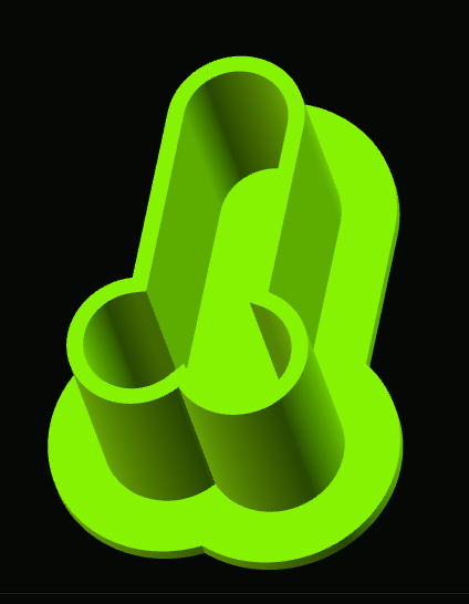 Penis shaped tattoo ink cup